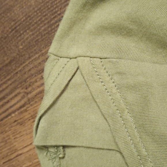 Free People Beach Green Oversized Long Sleeve EEE - Picture 4 of 5